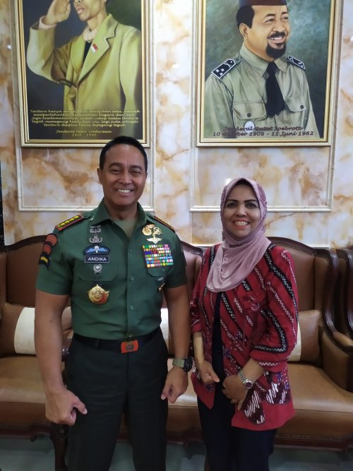 Dr. Nurhayati bertemu dengan Panglima TNI Jenderal Andika Perkasa