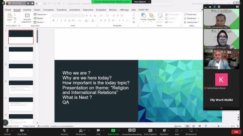 Sesi 7: "Religion & International Relations" by Dr. Anouar Gharbi