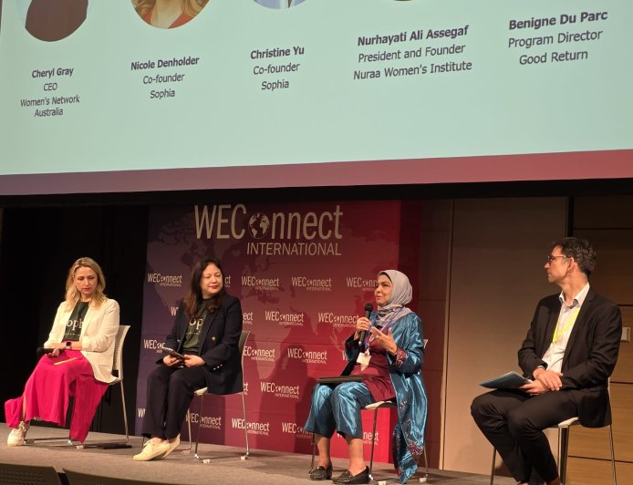 (NWI at World Expo) Indonesia’s Voice on the Global Stage: Dr. Assegaf Speaks at Two Sessions During WEConnect Summit