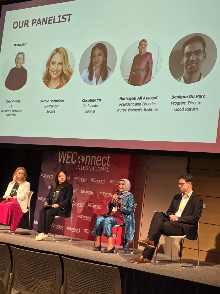 (NWI at World Expo) Indonesia’s Voice on the Global Stage: Dr. Assegaf Speaks at Two Sessions During WEConnect Summit