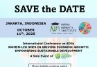 Save the Date! Nuraa Women's Institute 2025 International Conference on SDGs!